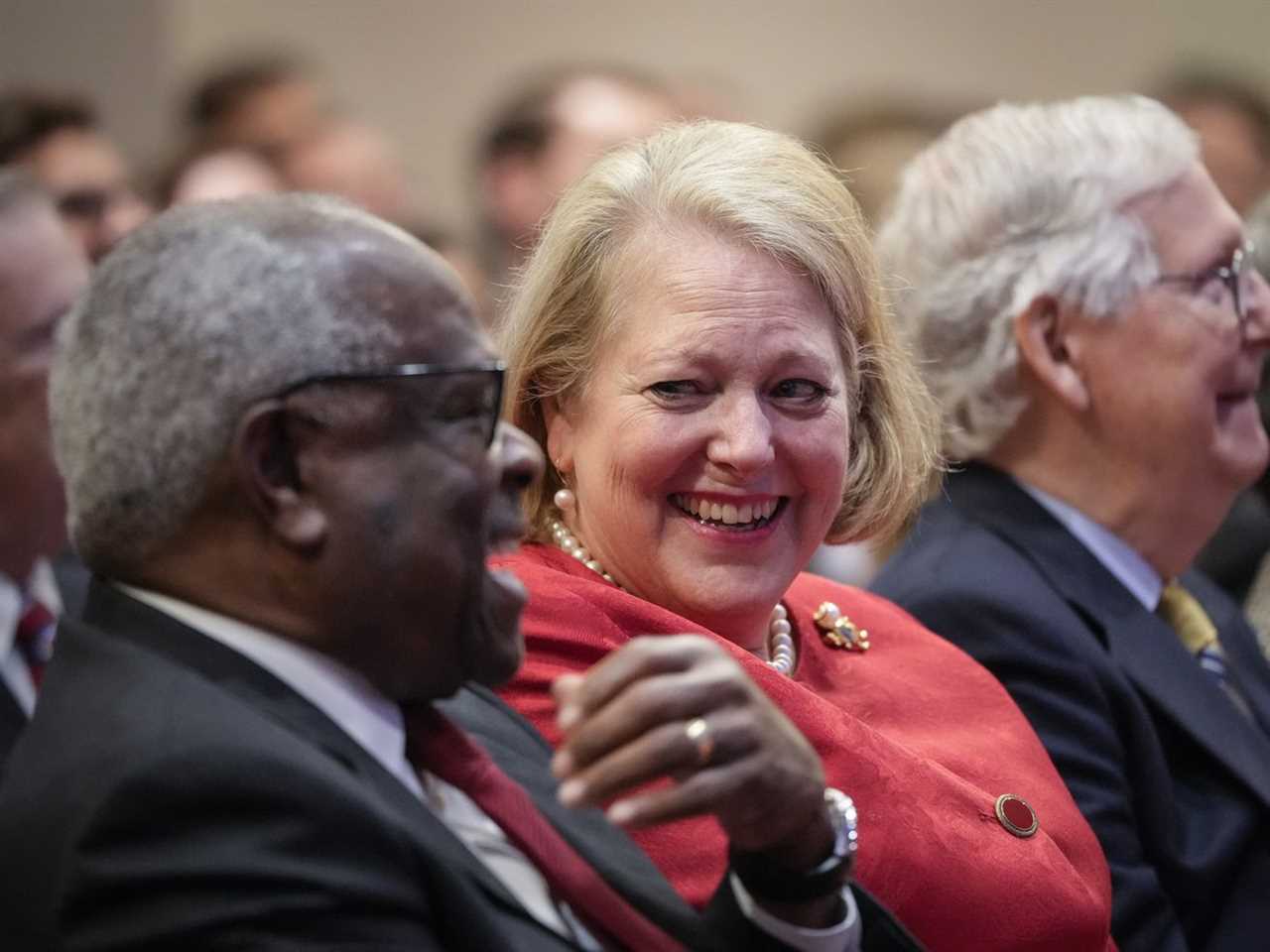 Justice Thomas Attends Forum On His 30 Year Supreme Court Legacy