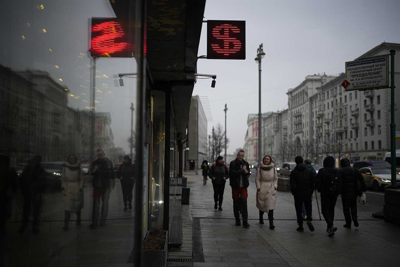 The ruble rebound pushes for more Russia sanctions