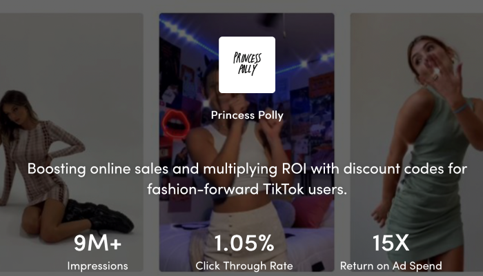 TikTok for Business - Princess polly  case Study