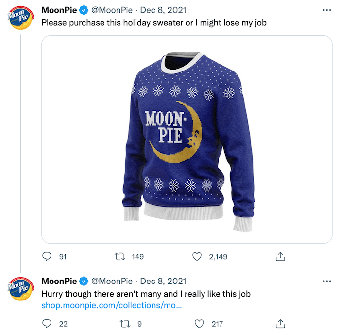 Content Marketing Examples  - MoonPie