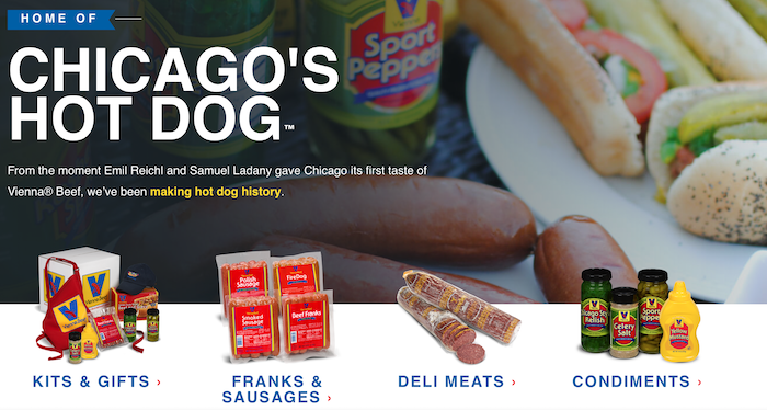 Content Marketing Examples - Vienna Beef