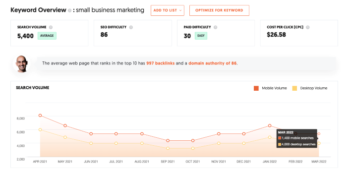 Ubersuggest SEO report tools keyword overview 