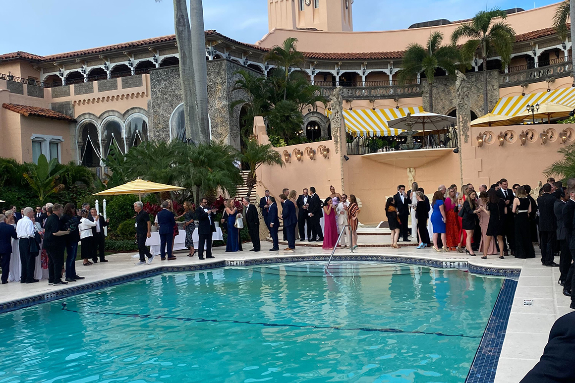 What’s the hottest spot to debut your 2020 election conspiracy film? Mar-a-Lago, of course.