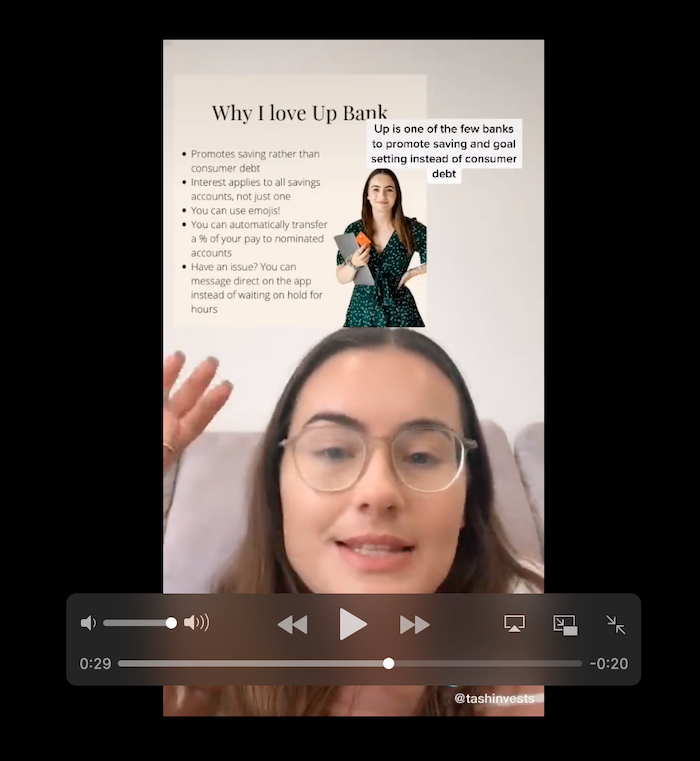 TikTok Ads Up Bank Spark Ads Collaboration