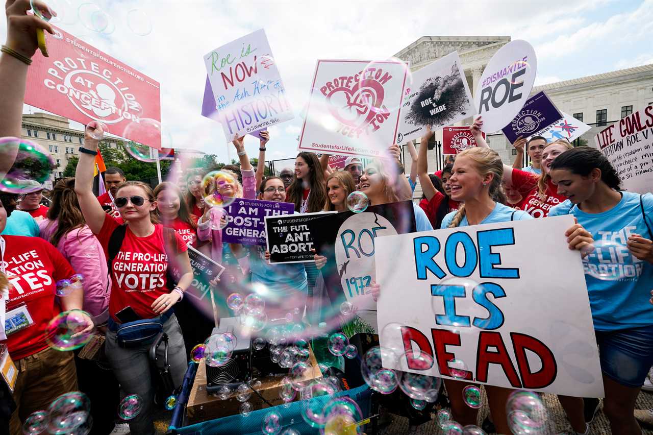 In Photos: Reactions to the overturn of Roe v. Wade