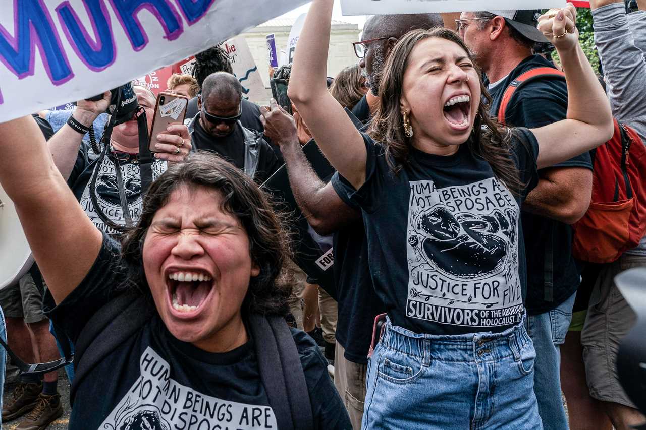 In Photos: Reactions to the overturn of Roe v. Wade