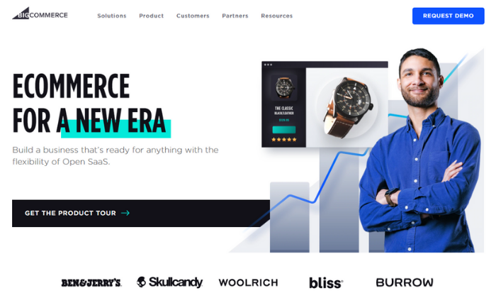 BigCommerce splash page for Best Ecommerce Platforms