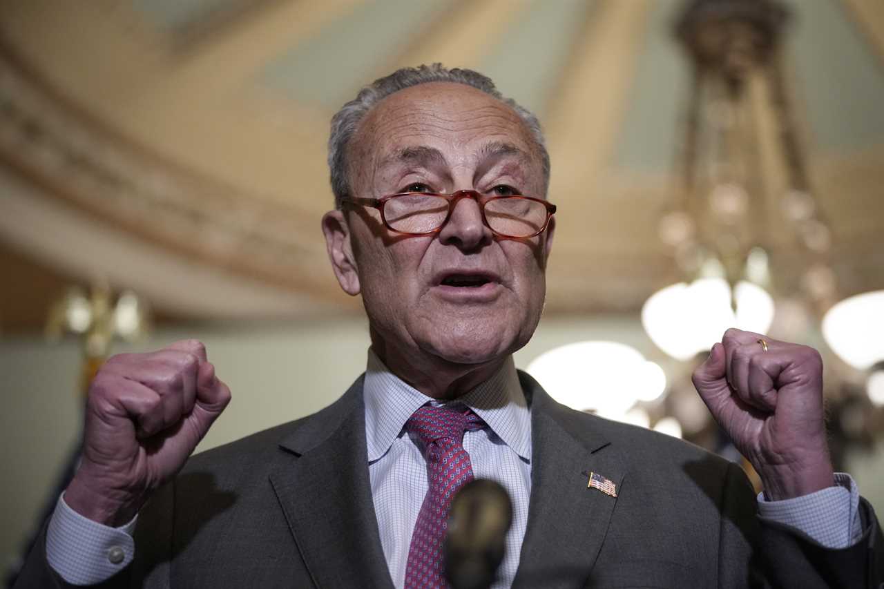 Sidelined by Covid, Schumer goes hard from Brooklyn