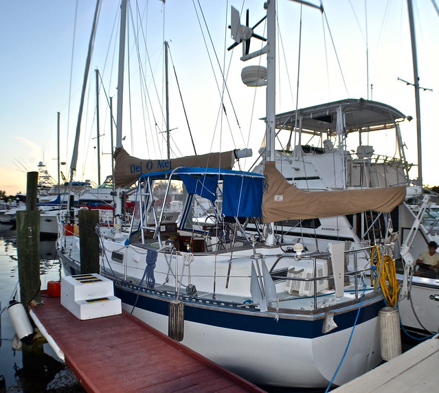 sailboat on key largo florida