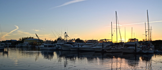 sunset on key largo