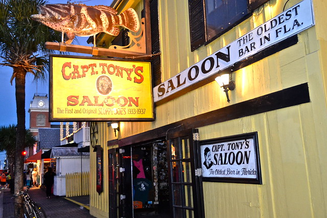 Key West, Florida- Captain Tony's Bar - entrance