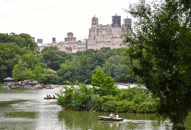 central park lake, tour of central park