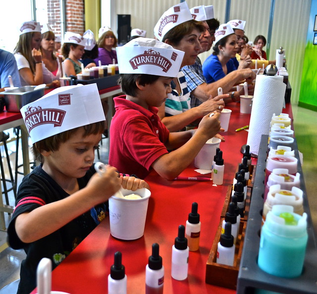 Step 1 Flavoring Turkey Hill Ice Cream Experience