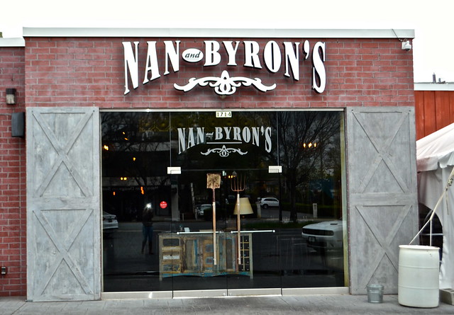 Entrance to nan and byron's