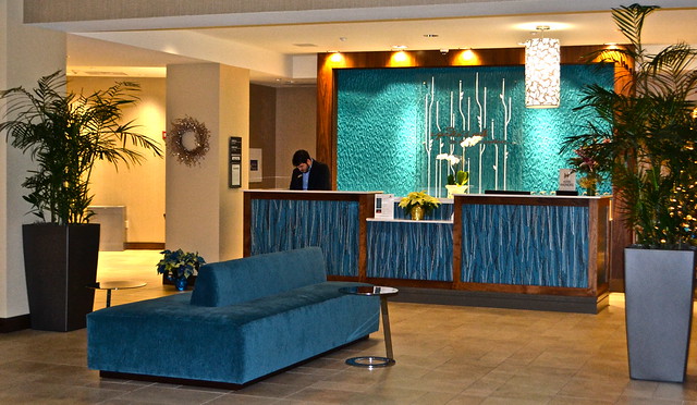 lobby of the hilton garden inn charleston 