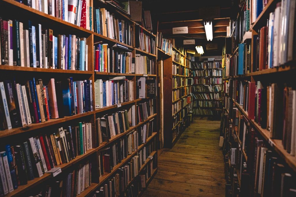 inside a bookstore in san francisco ca