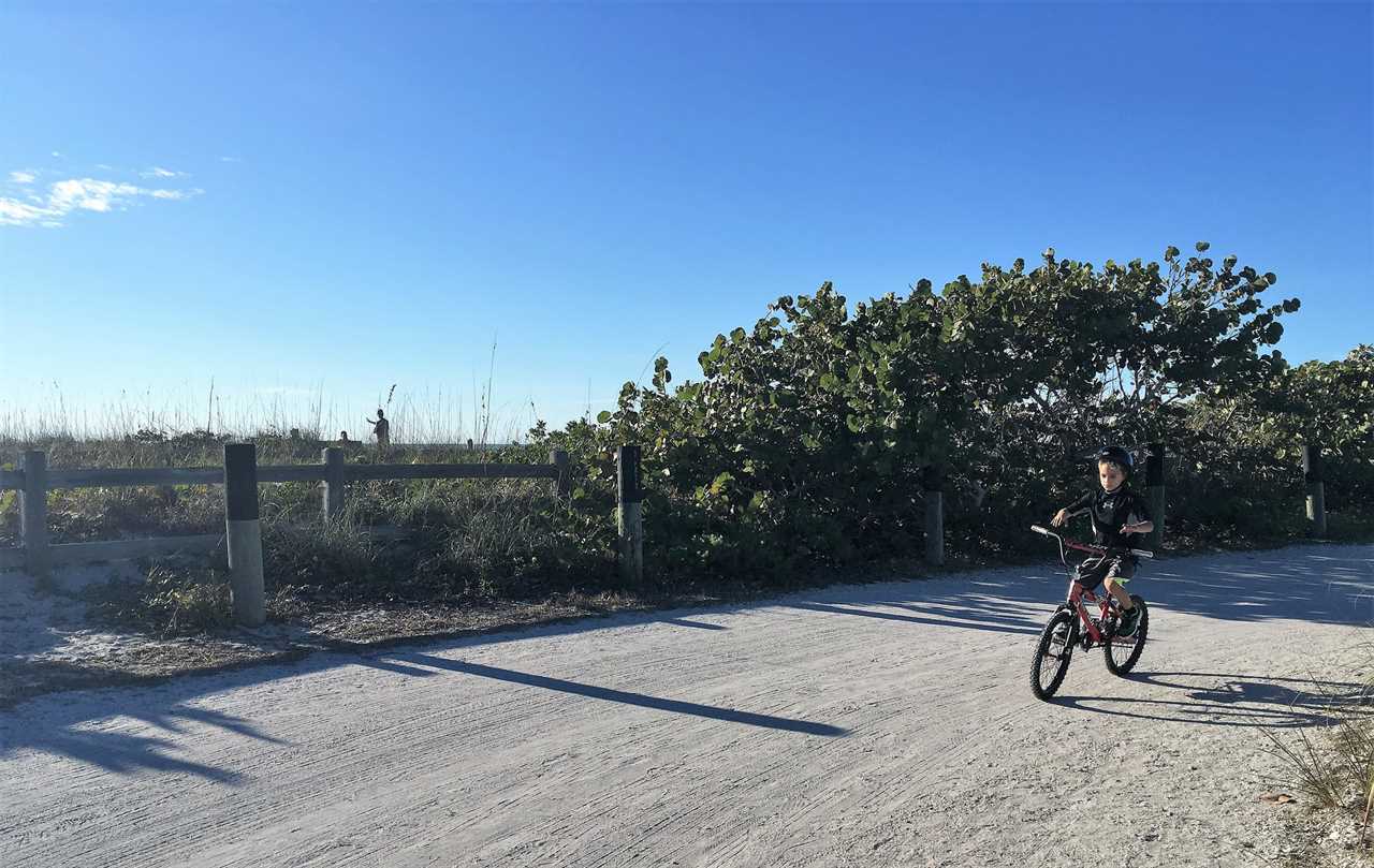 biking at manasota key florida