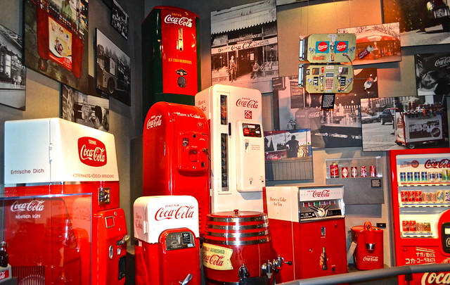 historic coca cola vending machines