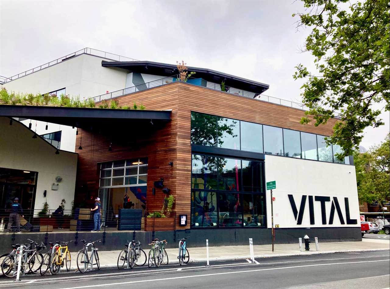 facade of vital climbing gym brooklyn new york