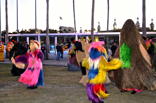 lights on tampa festival - heard dancing