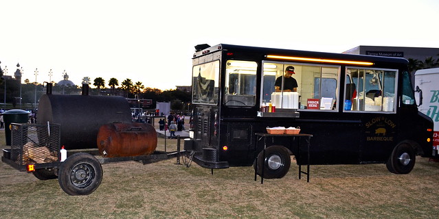 food trucks at lights on tampa festival