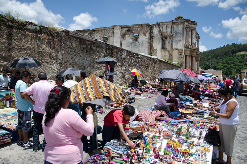 local market in guatemala