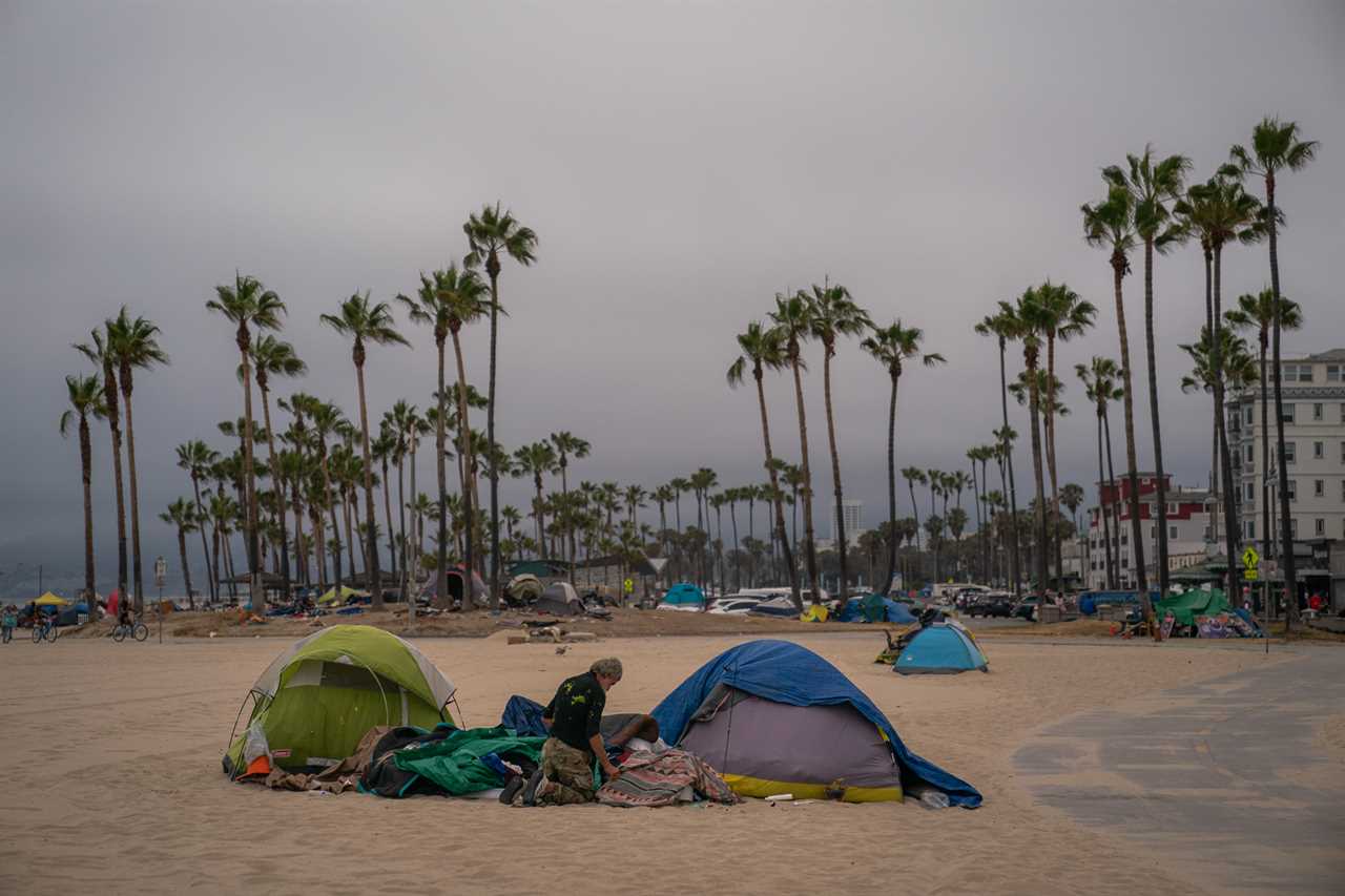 As public anger grows, California authorities are more inclined to expel homeless people.