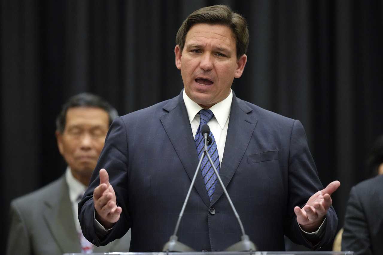 DeSantis is accused in a new lawsuit of violating state law by flying migrants