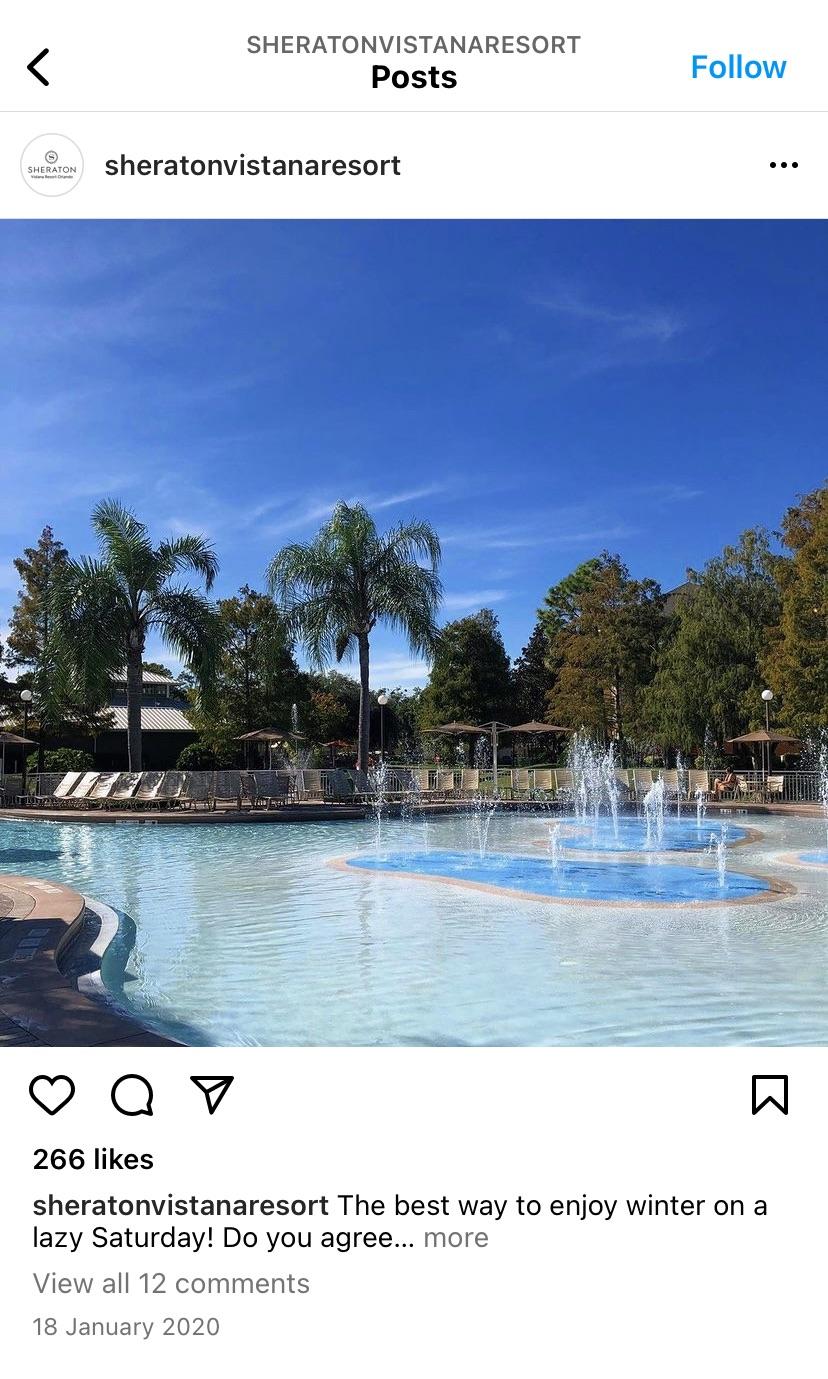 sheraton pool hotel in Lake Buena Vista