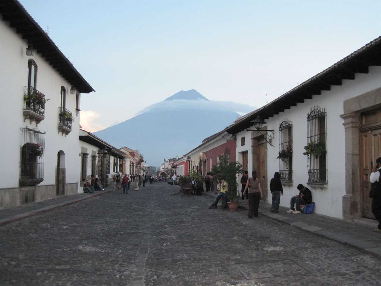 a street in antigua guatemala