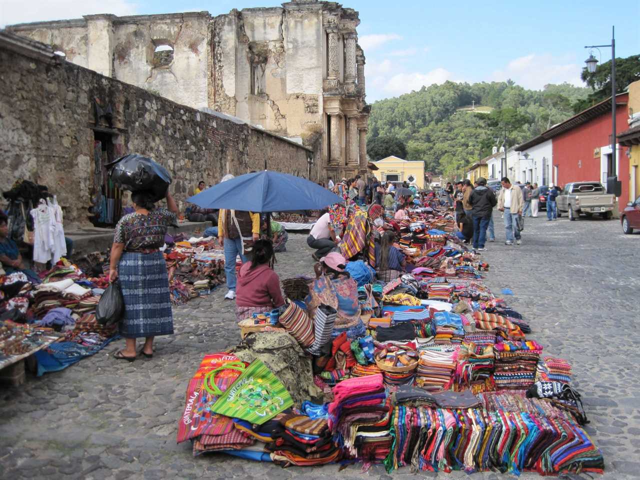 street market in antigua guatemala