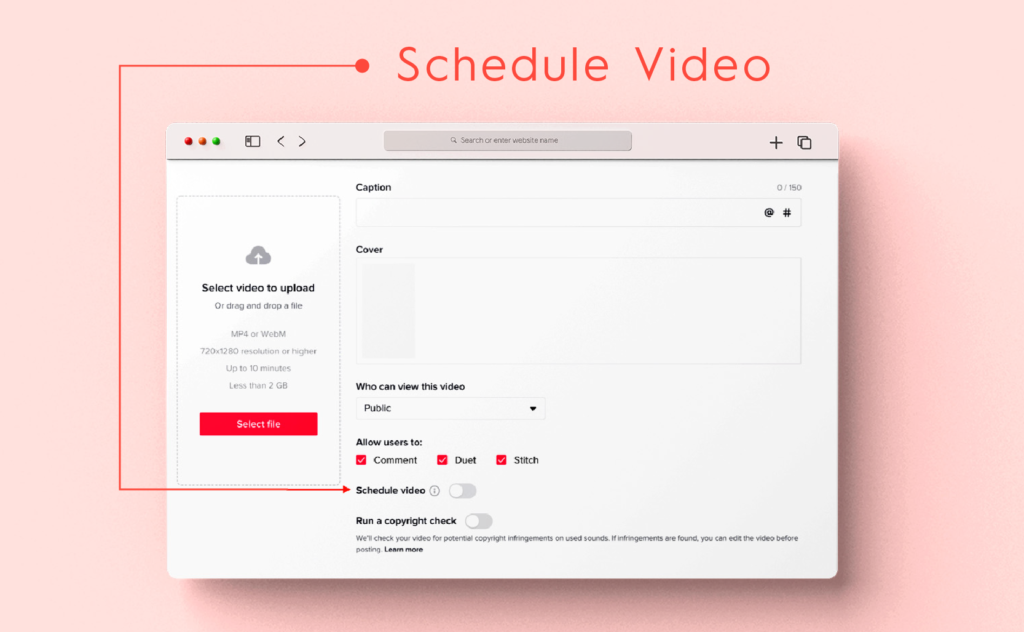 How to Schedule TikTok Videos on Desktop