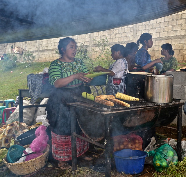 Corn Street food Vendor From Guatemala