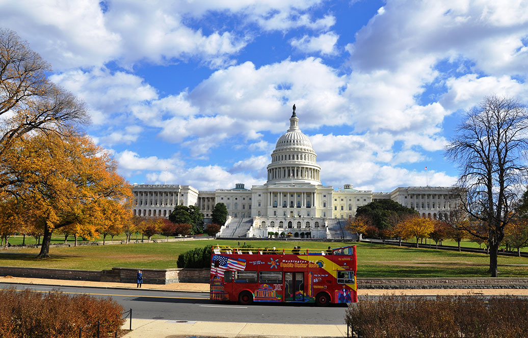 Hop on Hop off Bus tour in washington