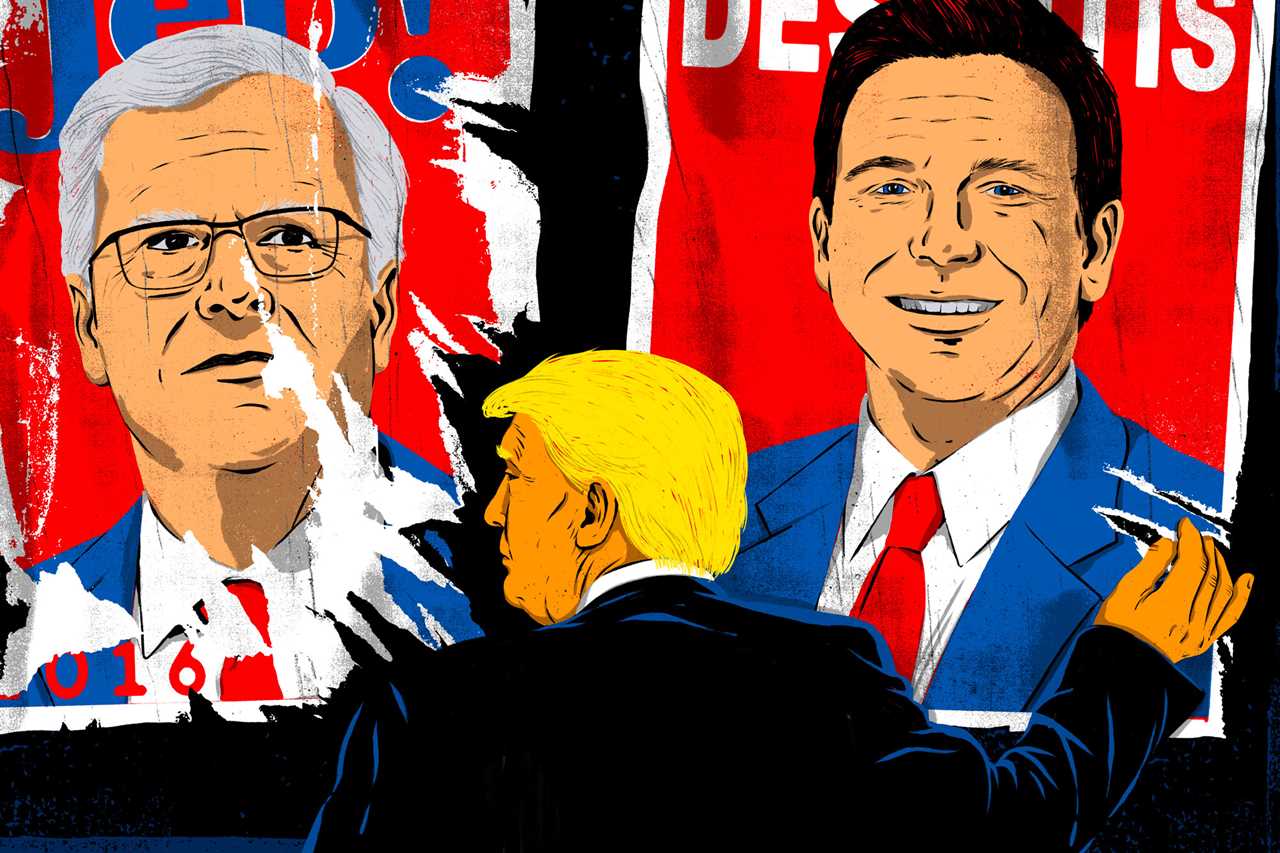 Trump's Face-Eating Dragon: What Can He Do to DeSantis?