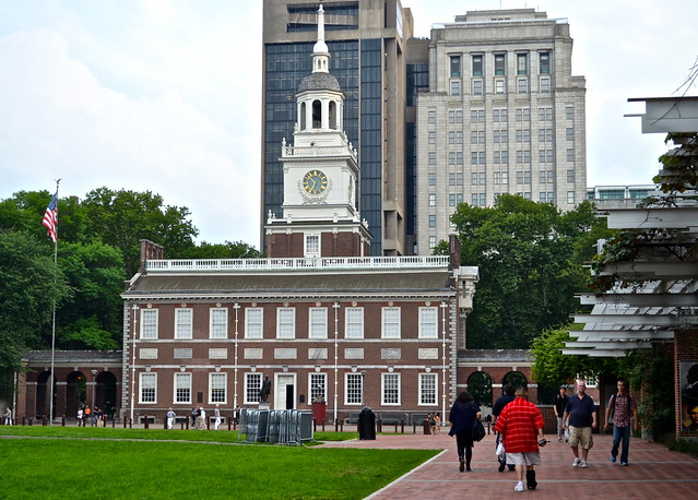 independence hall, historic district philadelphia