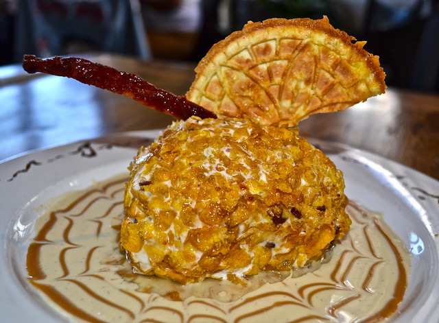 Ulele Restaurant - Candied Duck Bacon Maple Fried Ice Cream