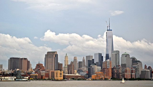 Freedom Tower in Ground Zero Downtown NYC