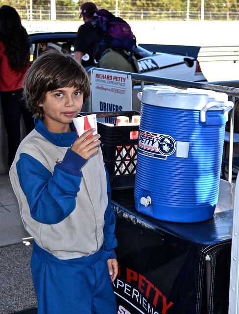 Nascar driver - water cooler