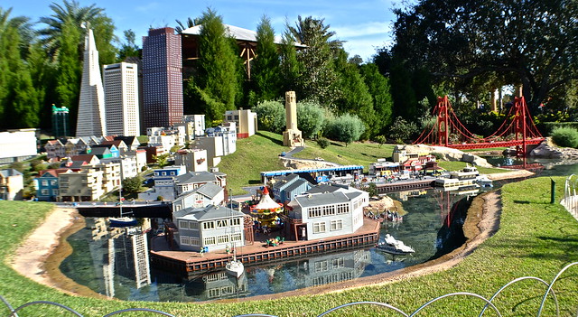 Legoland, Florida - Miniland - San Francisco golden gate bridge