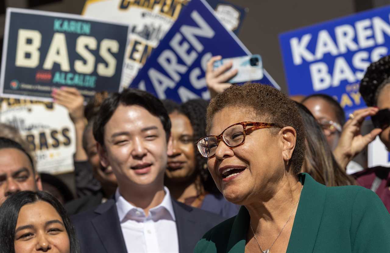 Karen Bass returns home to LA -- with all its problems