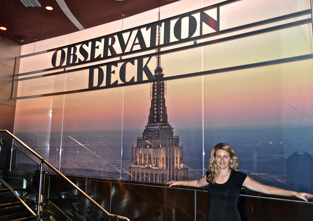 view from empire state building - observation deck