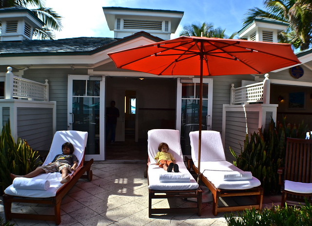 private bungalow in The Beach Club of the The Breakers Hotel, Palm Beach, Florida