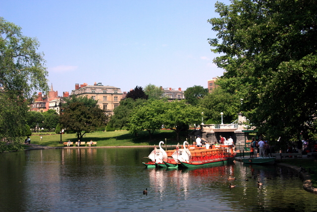 swam boats boston public garden