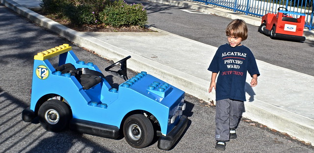 Driving test ride at legoland