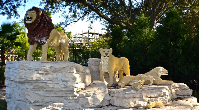 Legoland, Florida - Safari Ride - lions