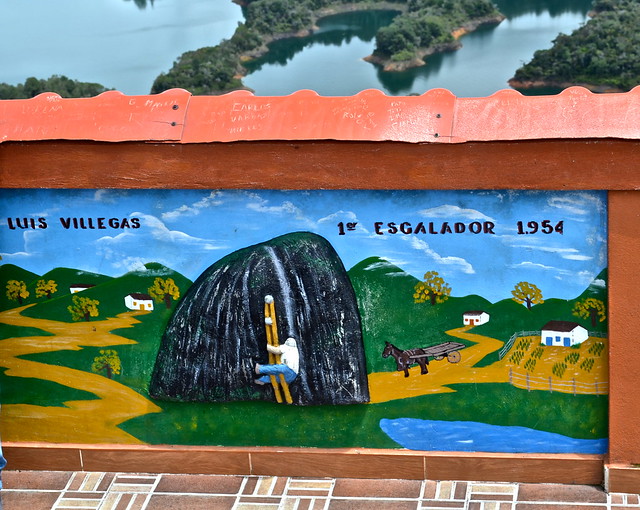 tribute to the 1st climber of piedra del peñol, colombia