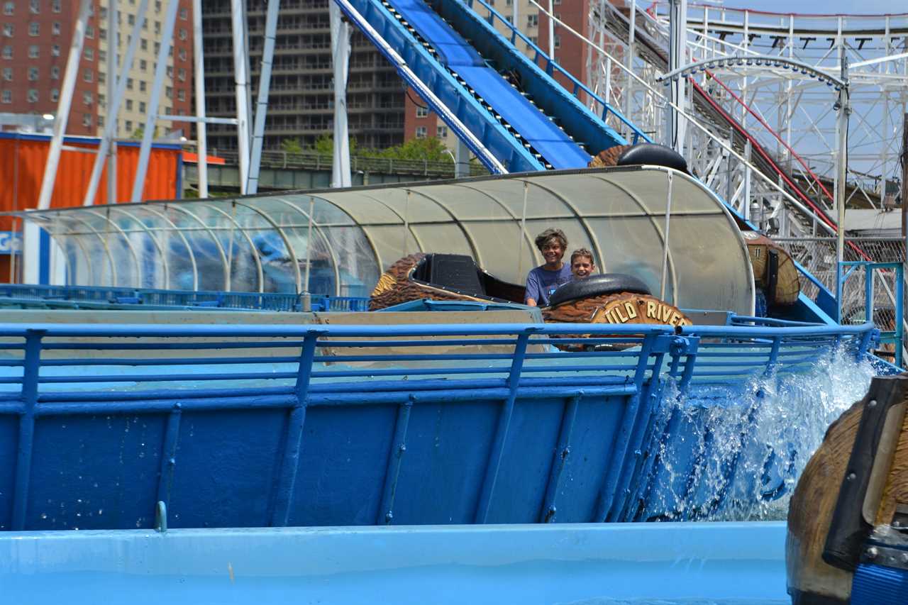 water attraction at luna park, coney island