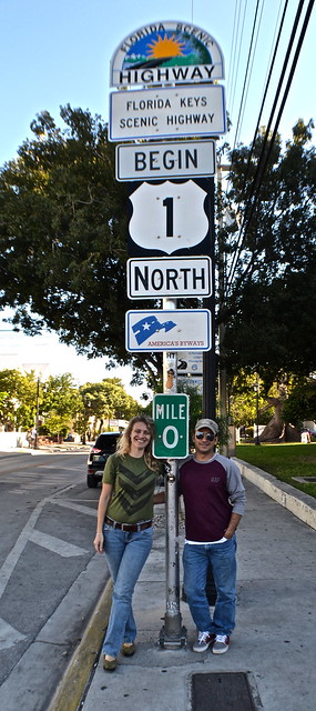 zero mile marker highway 1 in key west