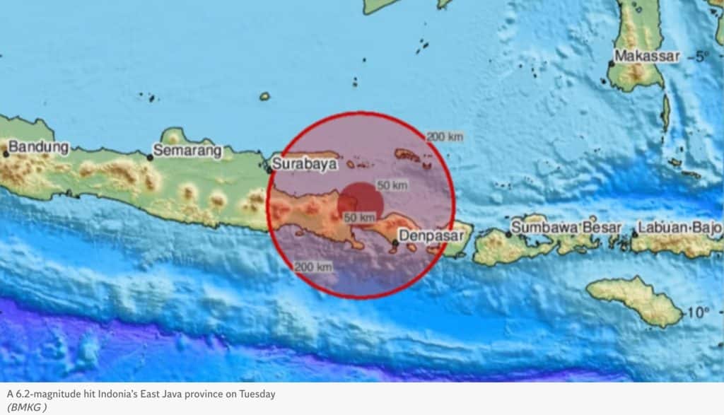 The Latest BALI Earthquakes Update (December 13, 2022)